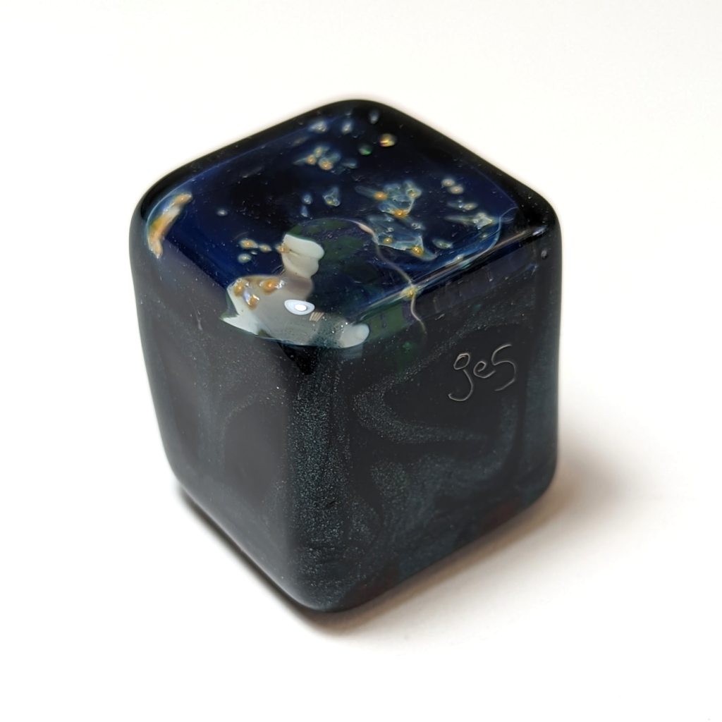 Jes Durfee Space Cube Paperweight