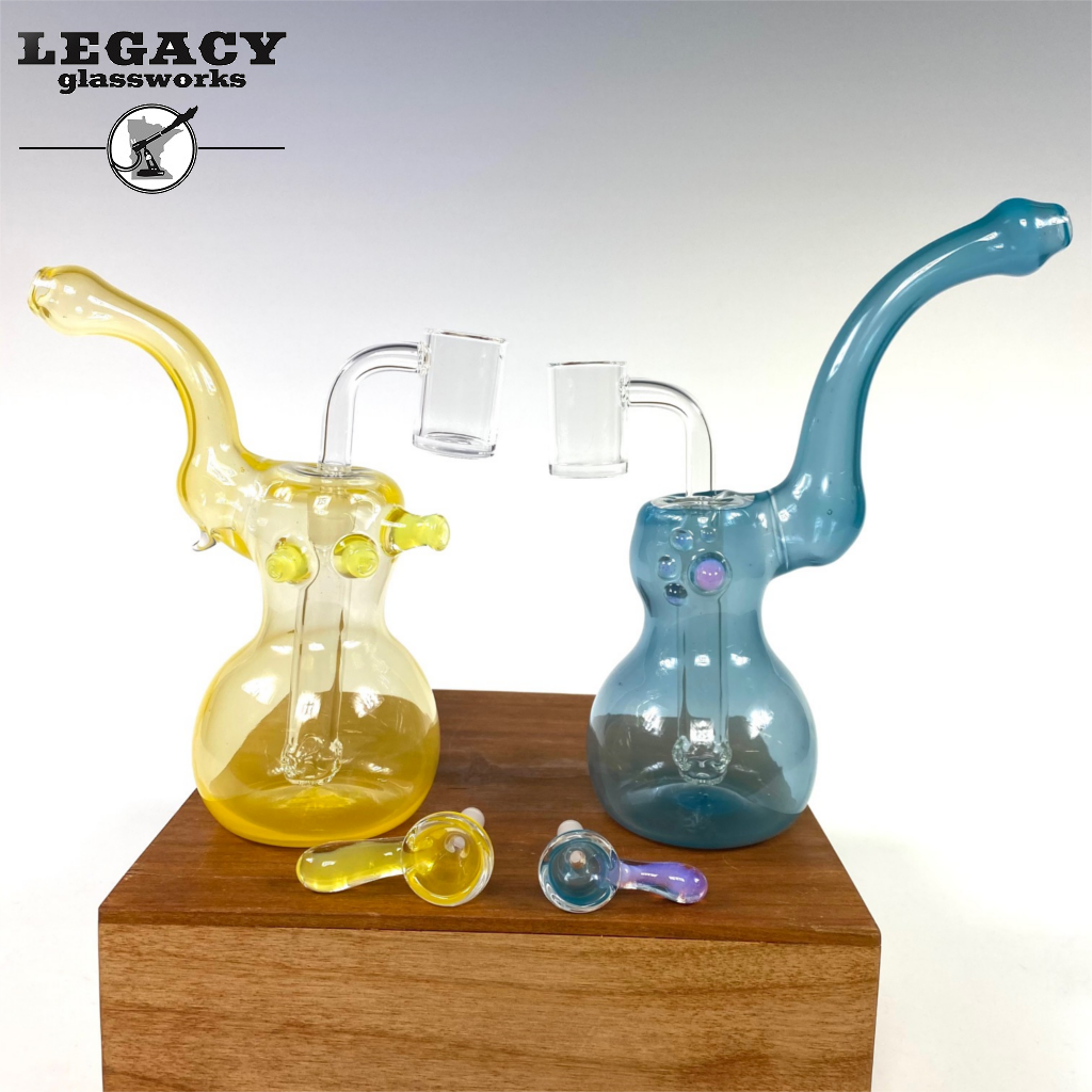 Sloth Colored Bubbler with Banger