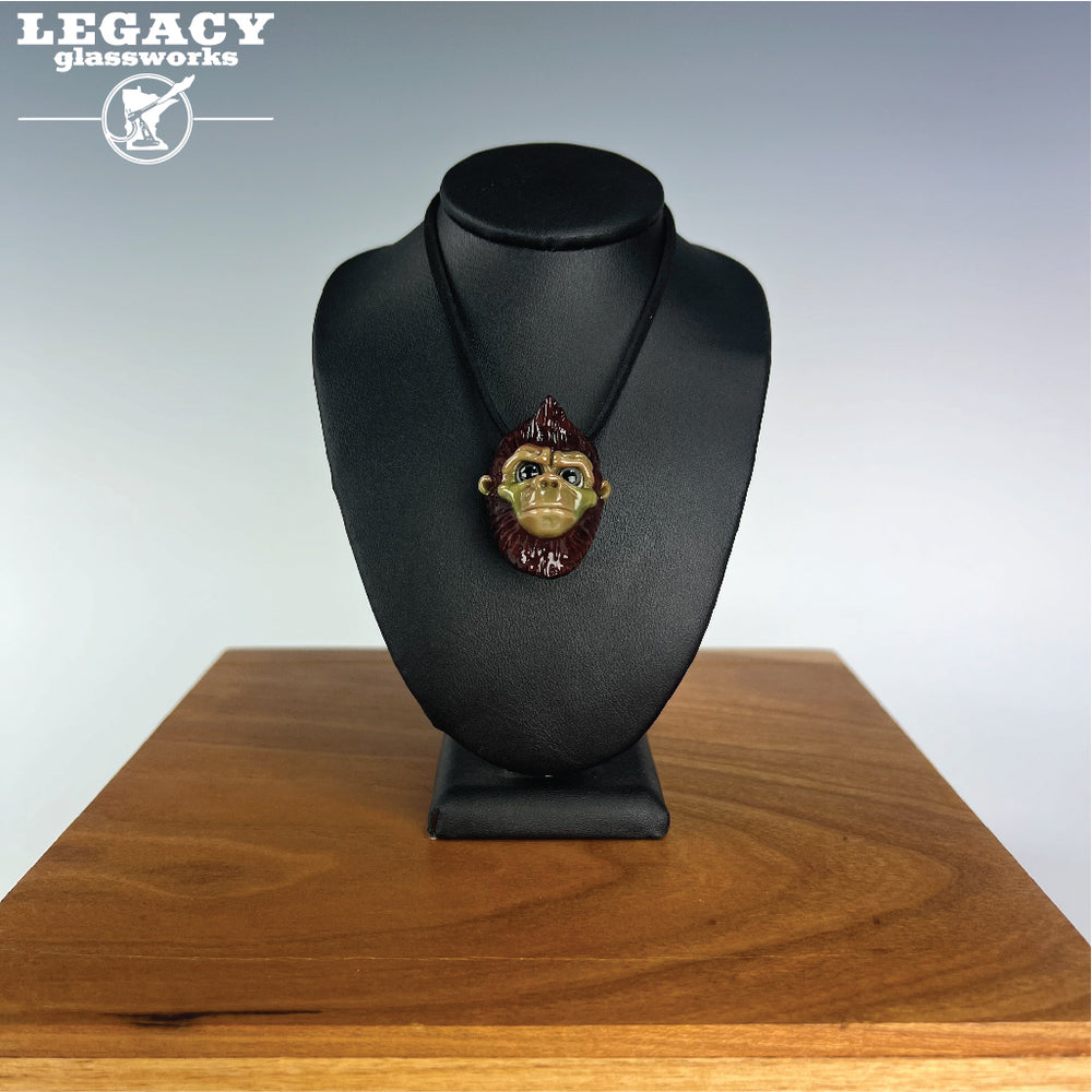 Blu Sun Brown Mini Wook Pendant | Legacy Glassworks