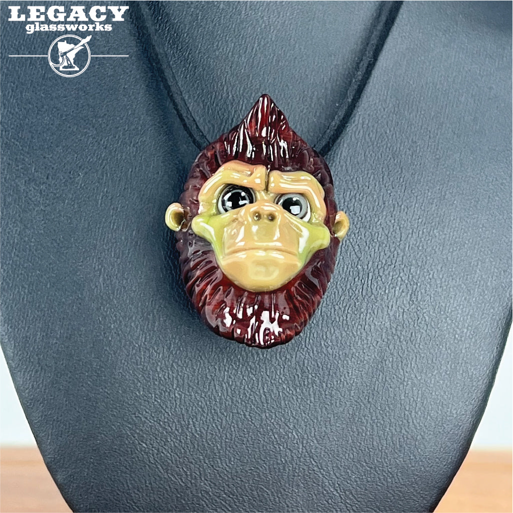 Blu Sun Brown Mini Wook Pendant | Legacy Glassworks