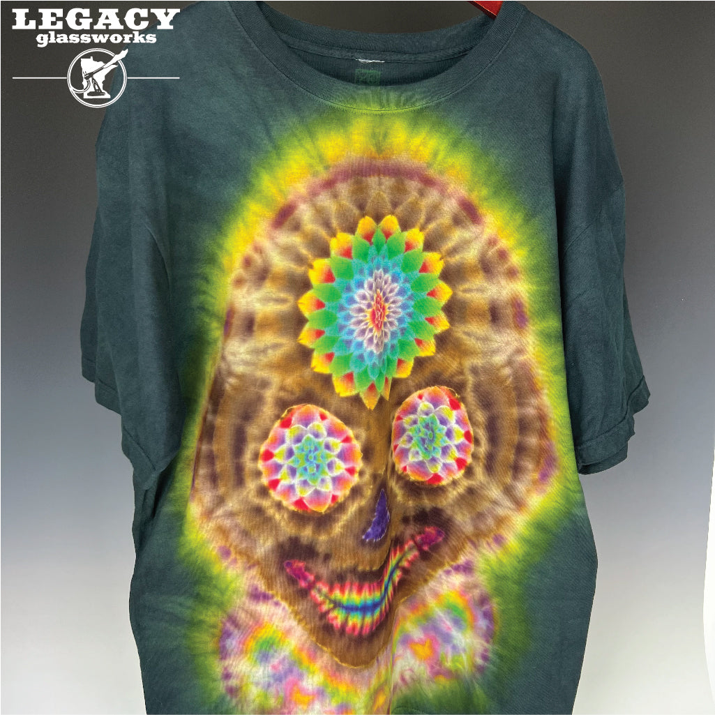 Yogu Tie-dye Shirt "Skull" XXL