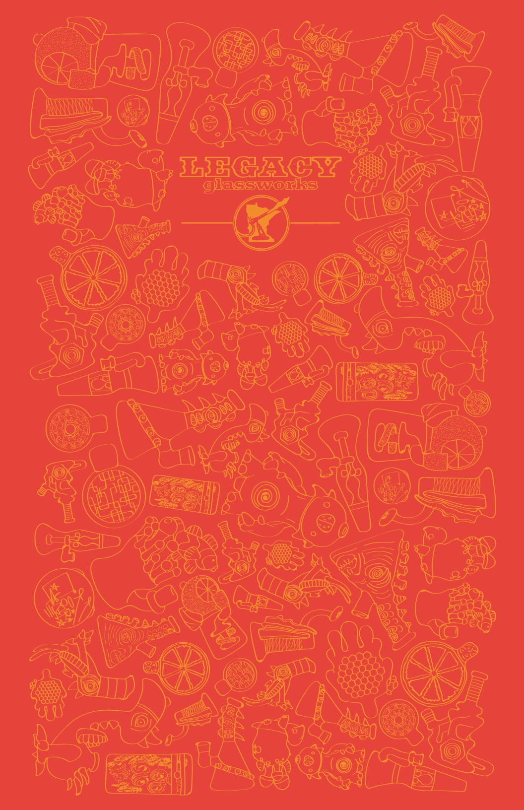 Legacy Glassworks Artists 2-Year Anniversary Poster
