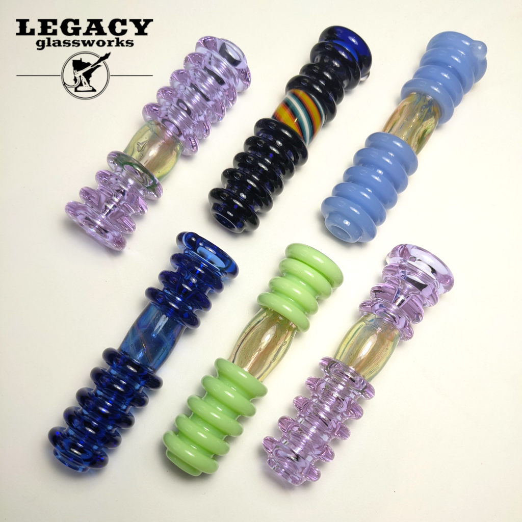 Loco-motive Glass Multi-Maria Pinchie | Legacy Glassworks