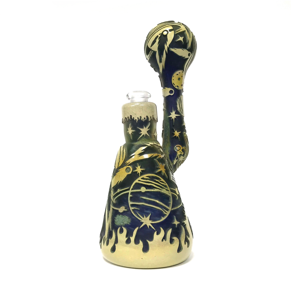 Liberty Deep Carved Space Bubbler