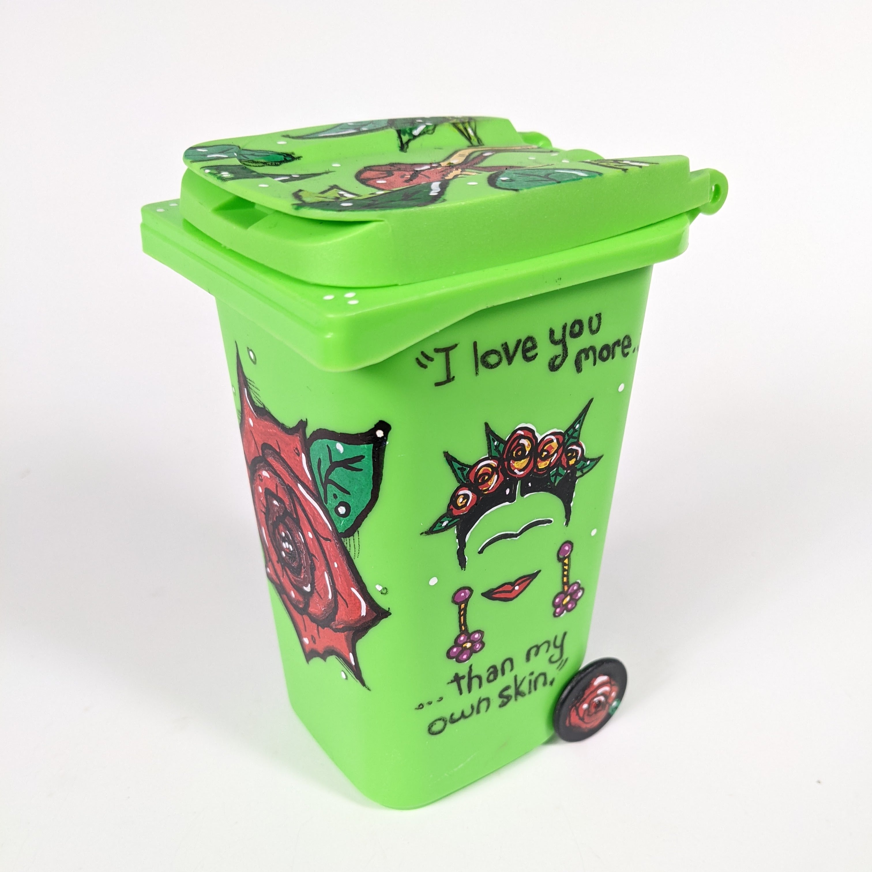 Tryst Trigger Painted Garbage Bins