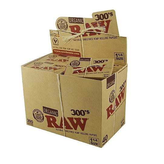 Raw Organic 1 & 1/4 300 Pack