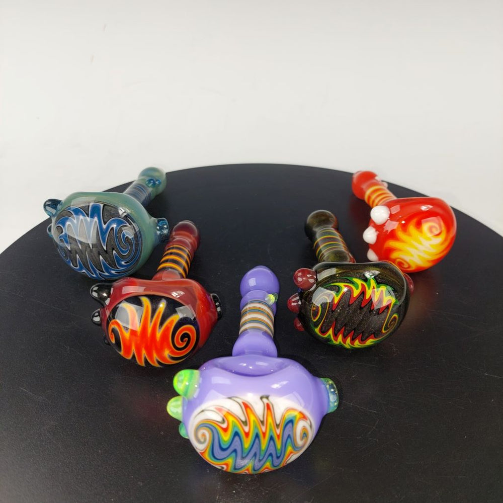Robin Glass Reversal Spoons | Legacy Glassworks
