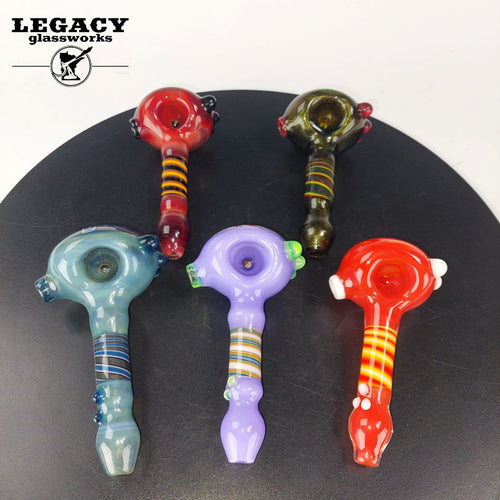Robin Glass Reversal Spoons | Legacy Glassworks
