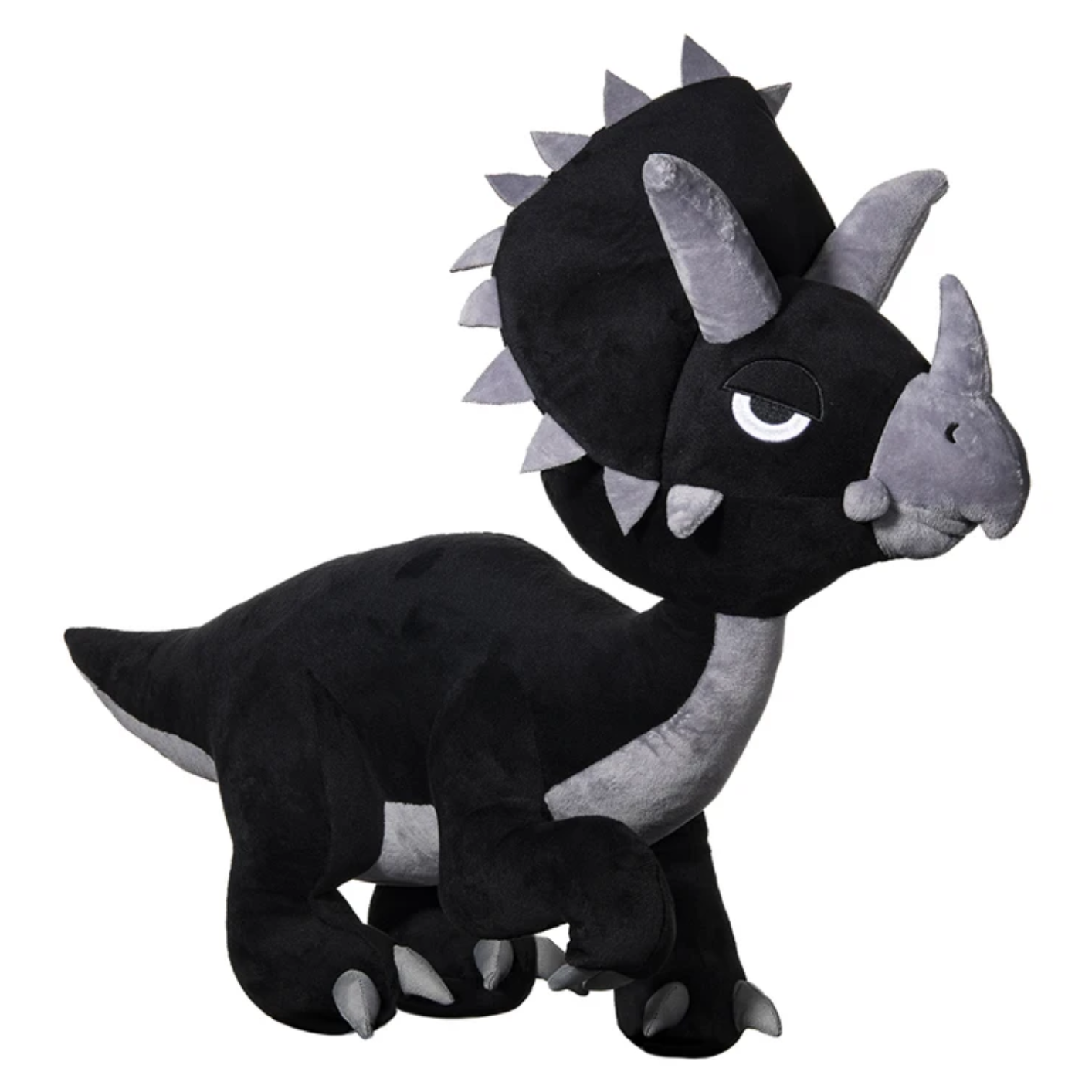 Elbo Black Triceratops Plushy