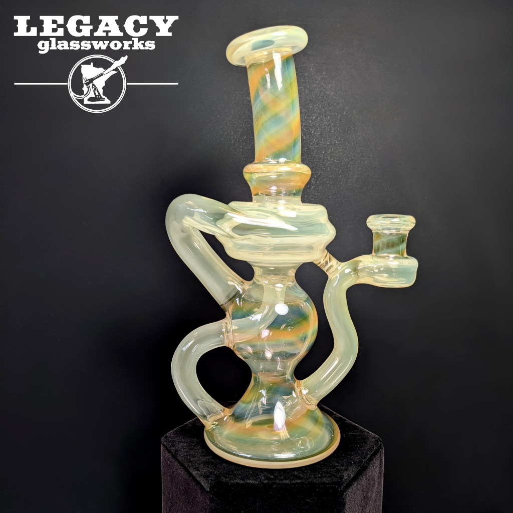 Space Cricket Glass Gold Fumed Recycler