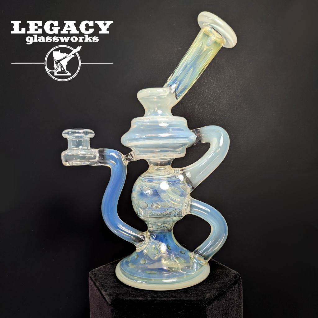 Space Cricket Glass Silver Fumed Recycler