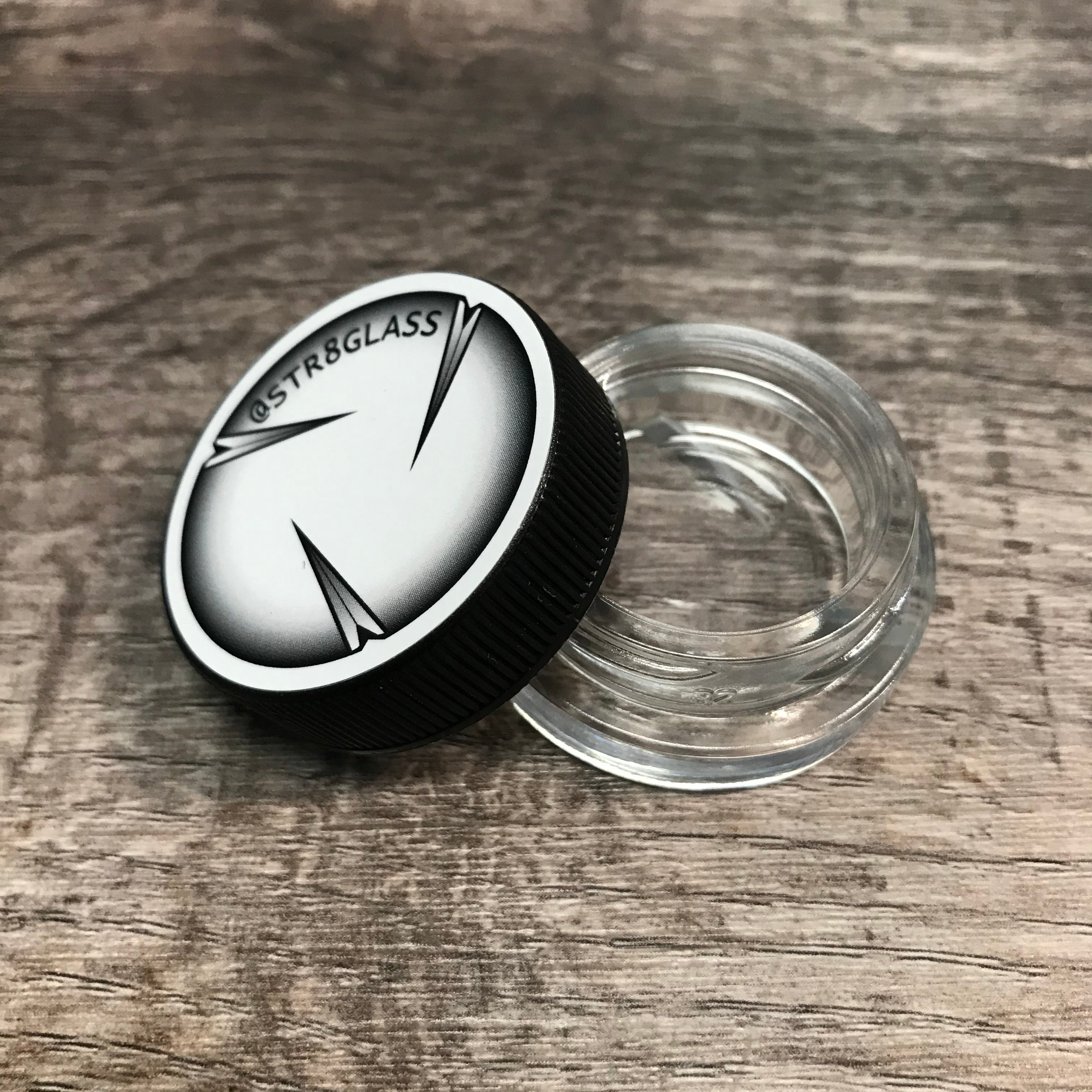 Str8 Glass Concentrate Jar & Spinner Cap