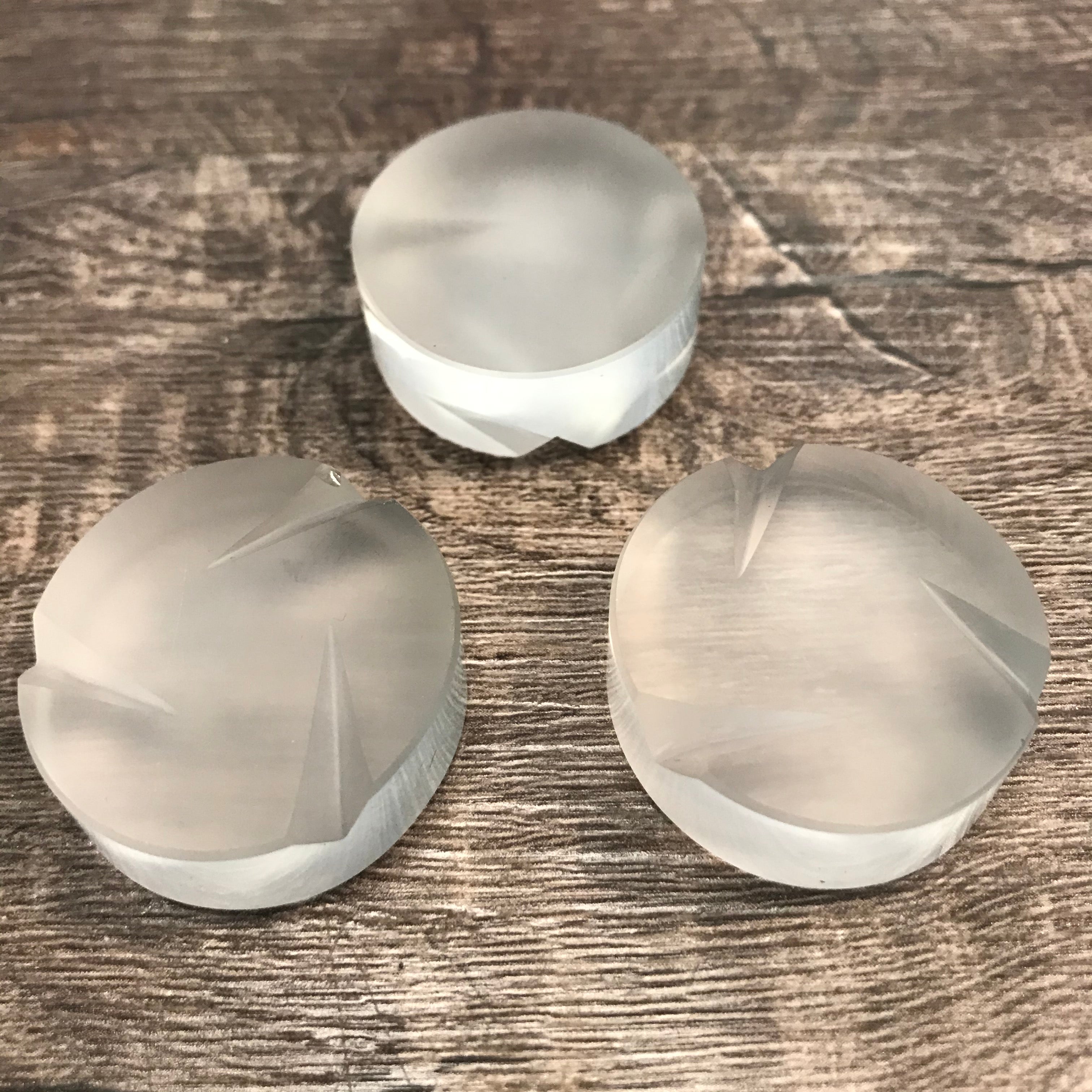 Str8 Glass Clear Spinner Coin