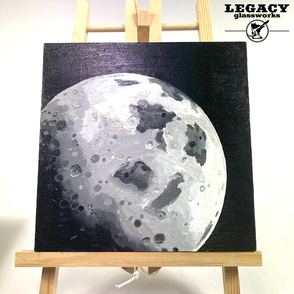 Sagan Original Lunar Painting