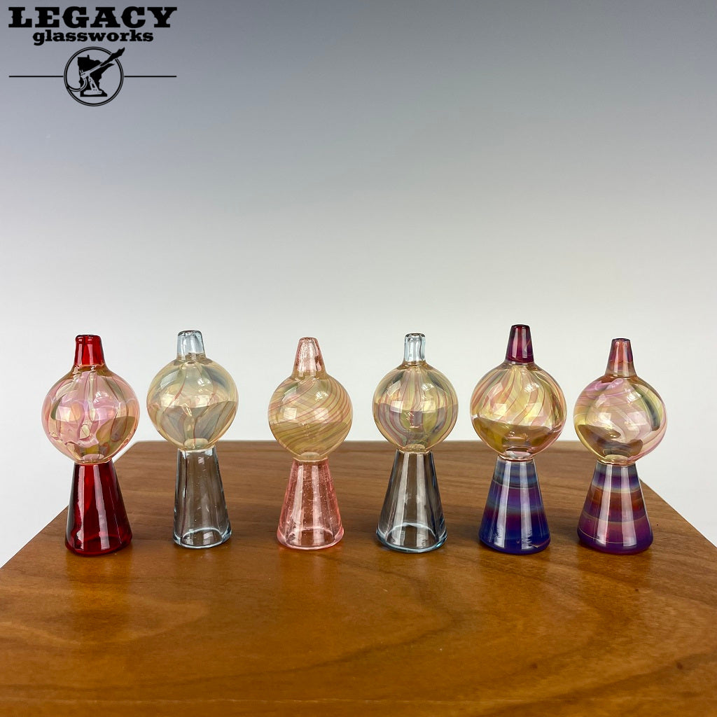 Bird Boy Glass Bubble Caps