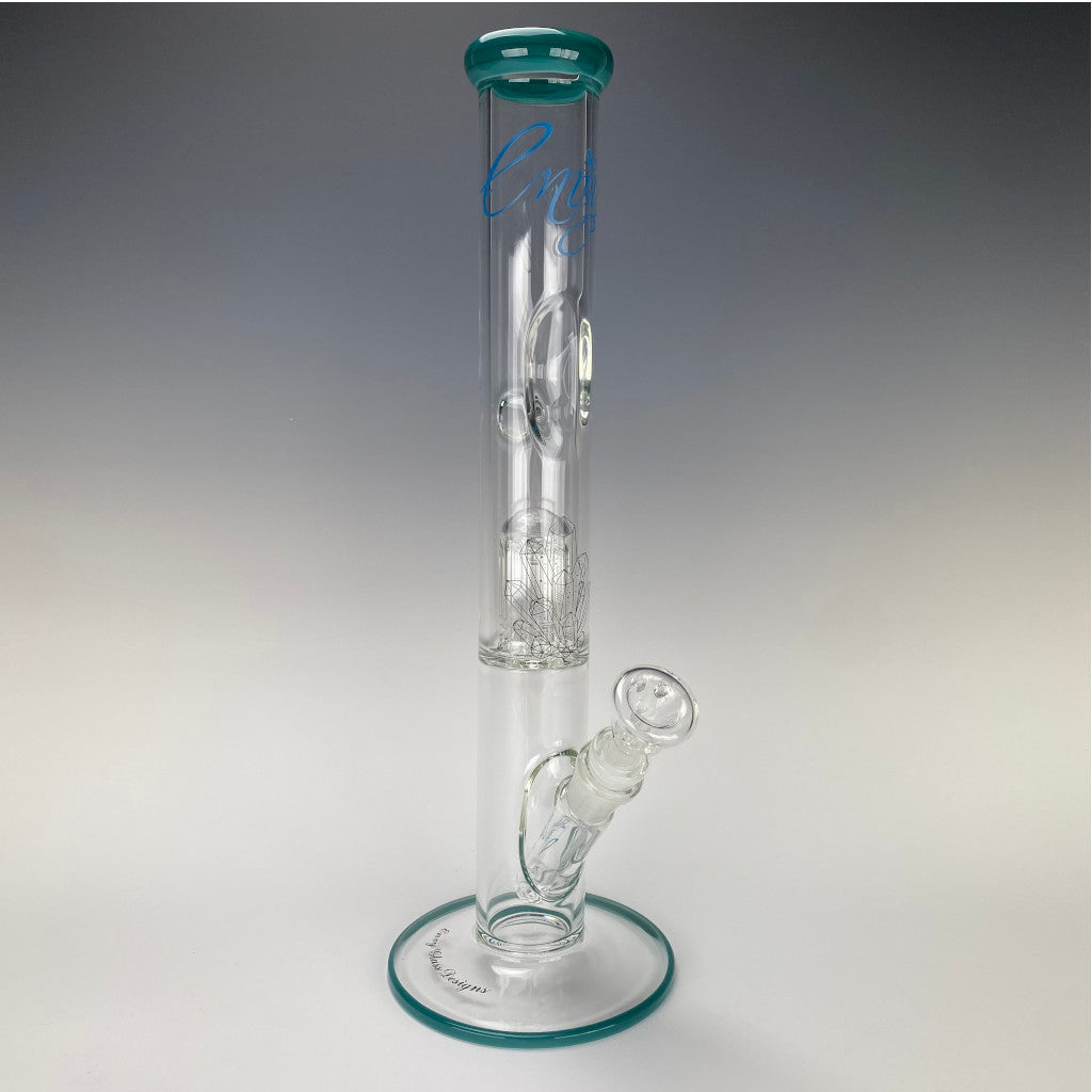 Envy Glass 17" Straight Tube w/ Color