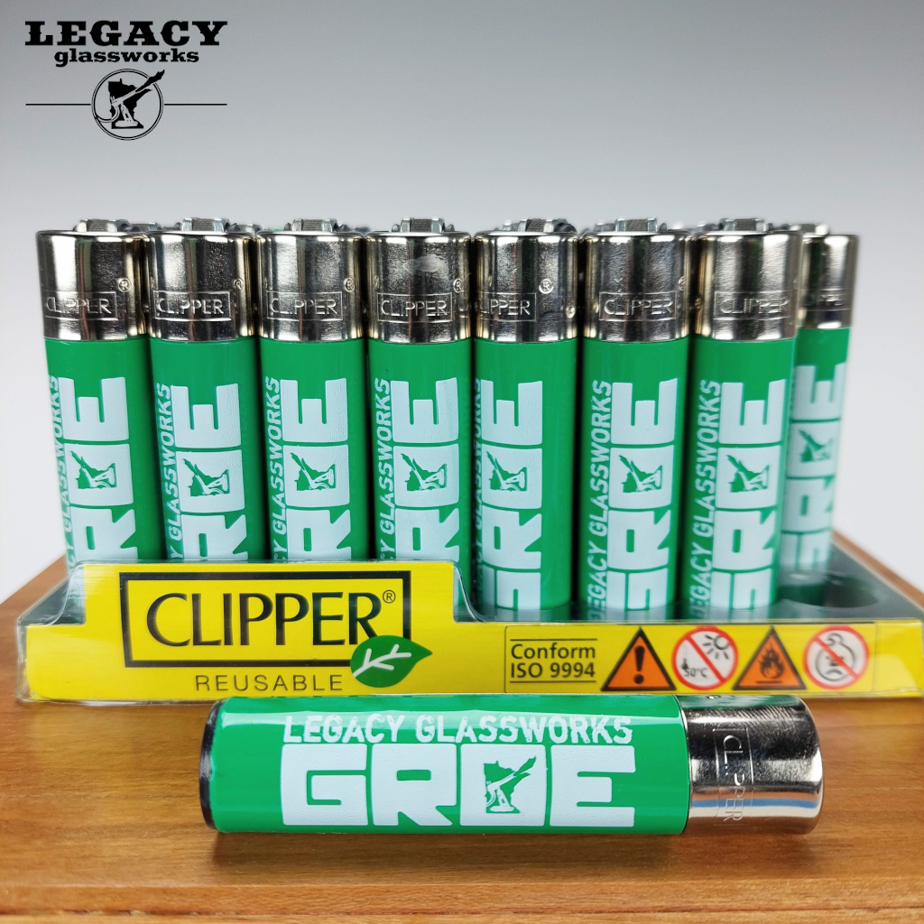 Groe x Legacy Glassworks Clipper Lighters
