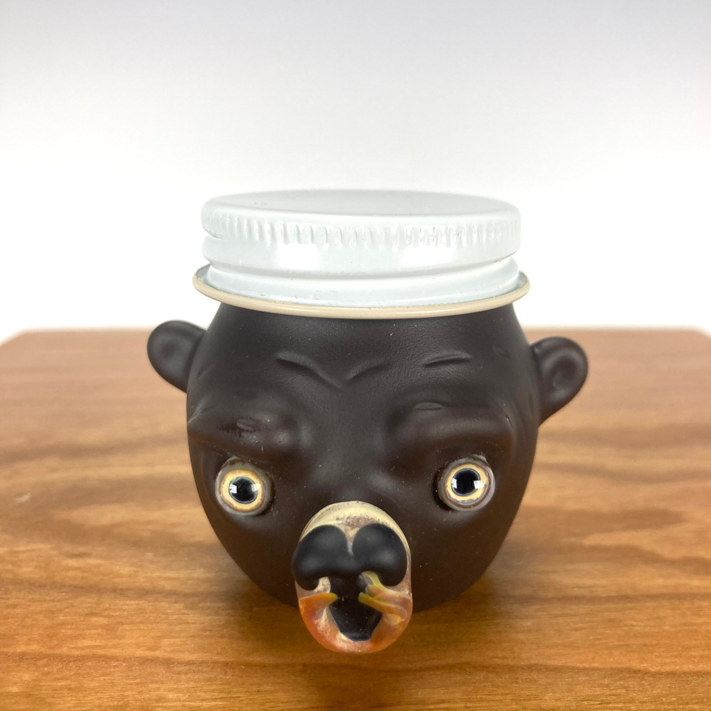 Obe Glass Bear Jar
