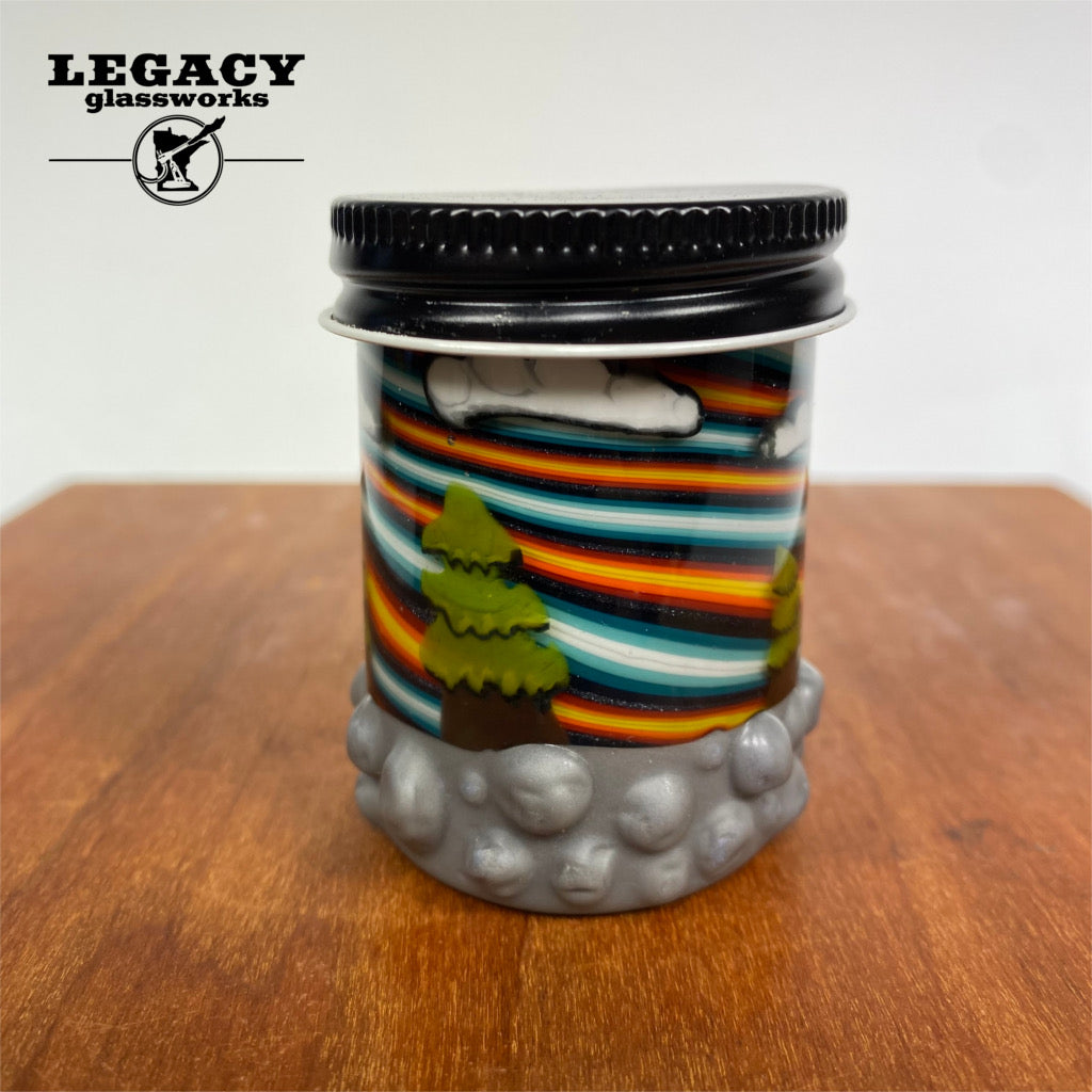 Obe Glass Woodsy Baller Jar