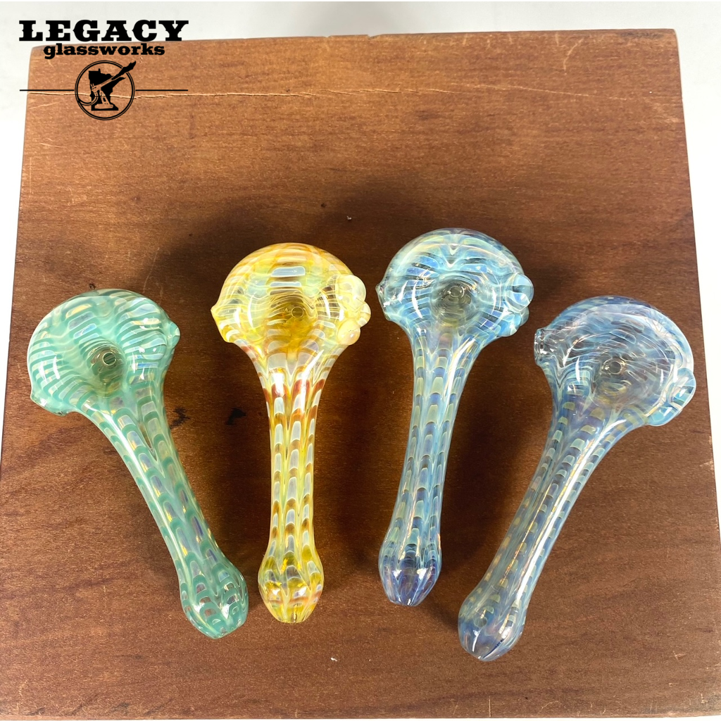 Ray Mondy Fumed and Raked Spoons