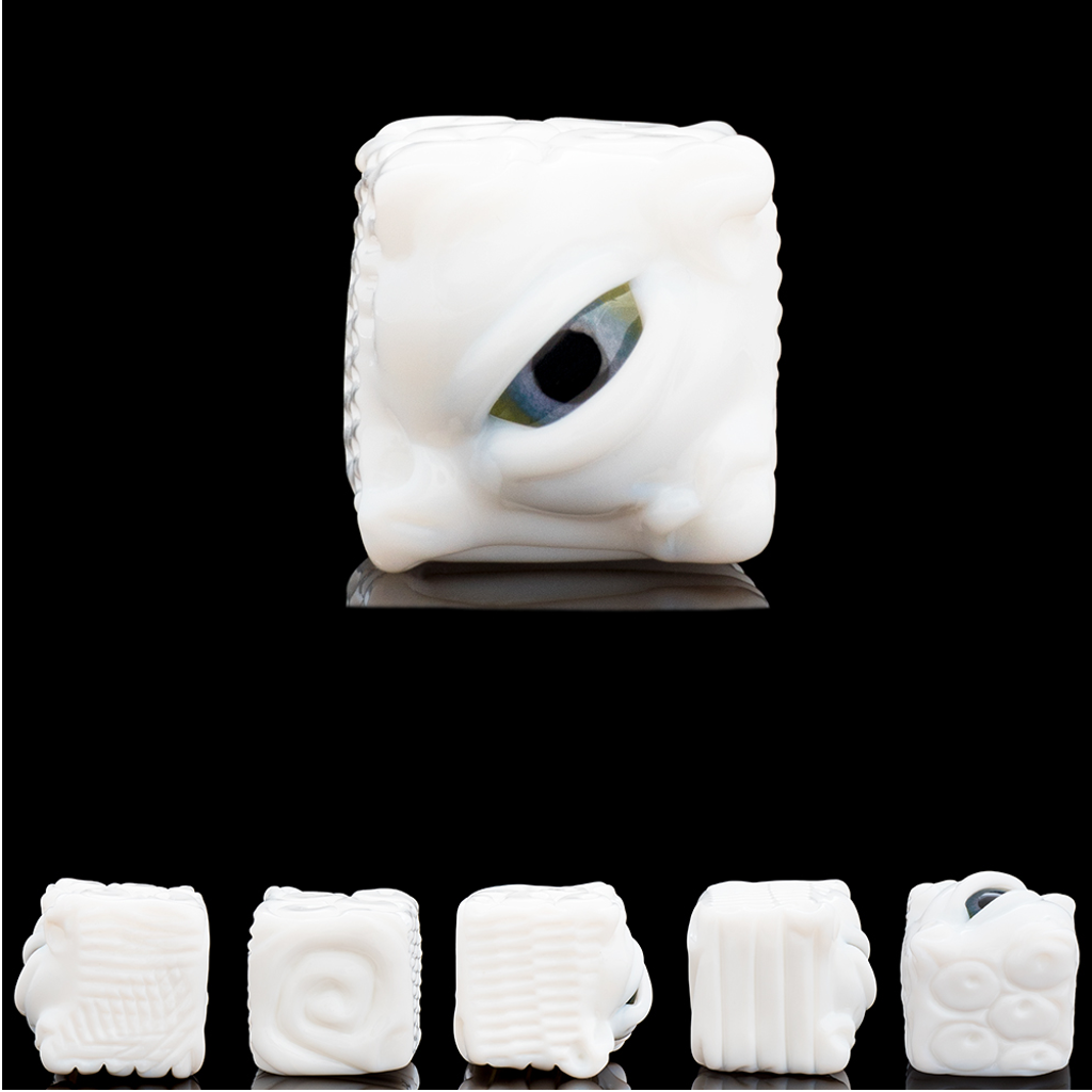 Salt Lotus White Meditation Cube