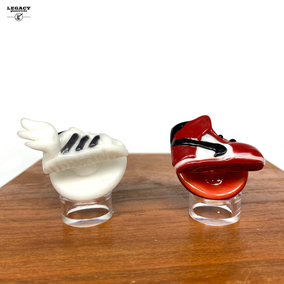 Hoobs Shoe Spinner Caps | Legacy Glassworks
