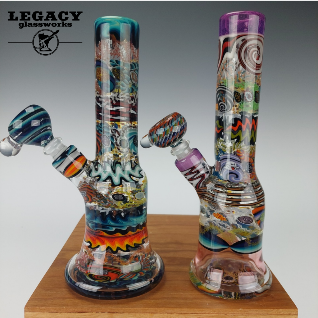 Sic Glass Heavy Worked Mille Tubes