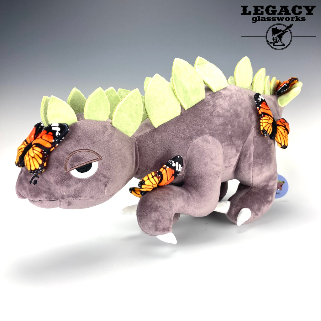 Elbo x Felt Purple Stegosaurus Plushie